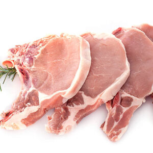 Frozen chicken and pork meat